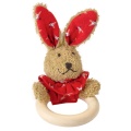 Classic Wooden Grabbing Toy Bunny Red by Kathe Kruse (74439)