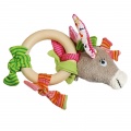 Donkey Rosina Grabbing Toy With Wooden Ring by Kathe Kruse (74466)