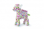 Mini Grabbing Toy Lamb Flowers White by Kathe Kruse (78385)