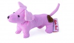 Mini Grabbing Toy Dachshund Pink by Kathe Kruse (78377)