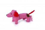Mini Grabbing Toy Dachshund Red by Kathe Kruse (78376)