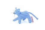 Mini Grabbing Toy Cat Stripes Blue by Kathe Kruse (78374)