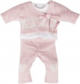 Knitted Outfit Pink 3 Pcs 12-13 In. by Kathe Kruse (36652)