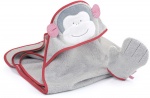 Monkey Carlo Bath Wrap With Mitt by Kathe Kruse (55178)